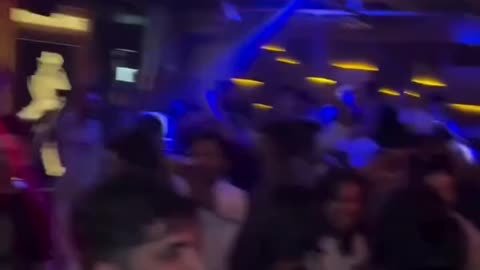 Night club dance party