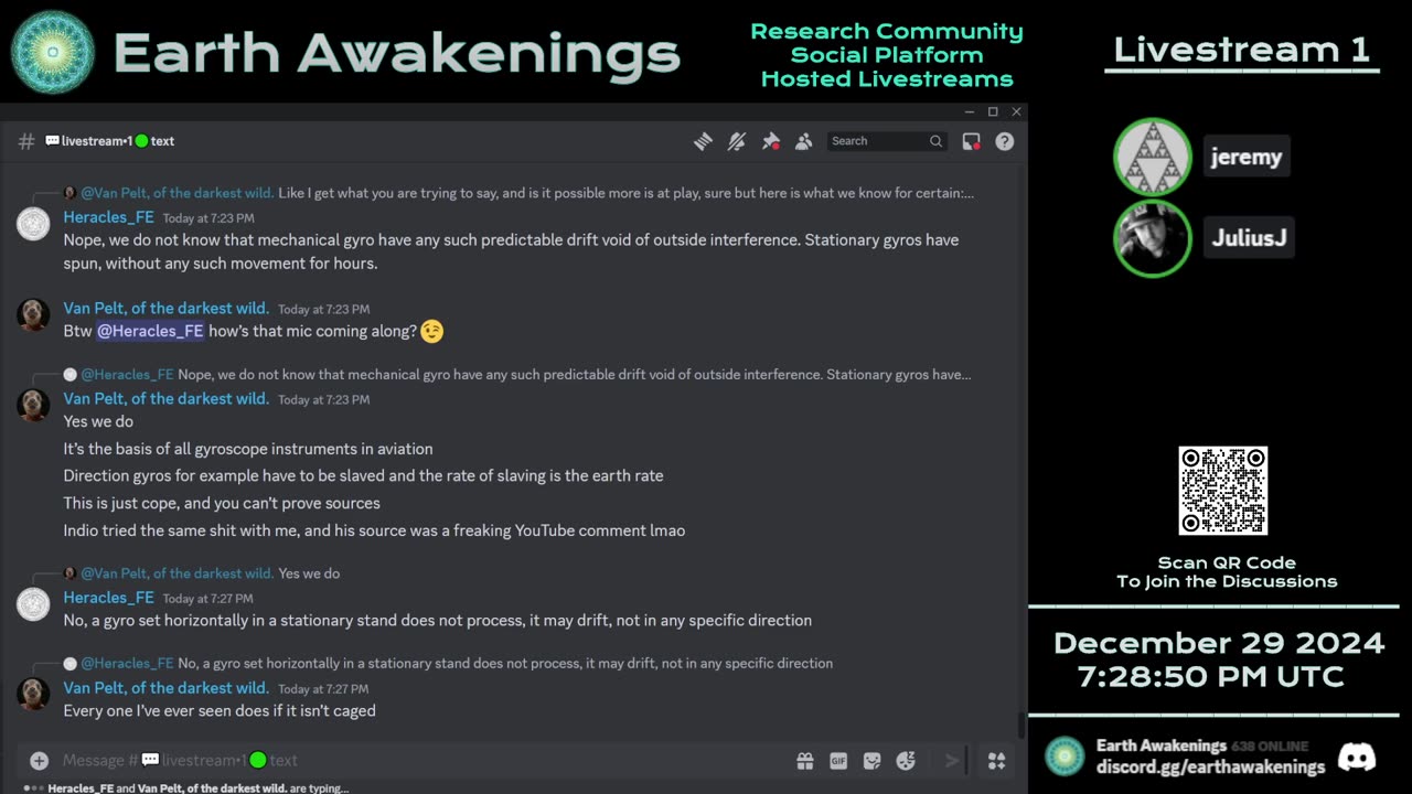 Earth Awakenings - Livestream 1 - #2083