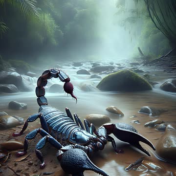Scorpions beautiful poisonous animals