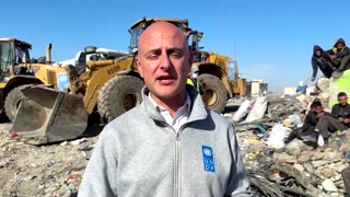 UN agency begins clearing wartime waste dump in Gaza City