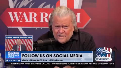 Carney Is An Enemy Of The United States, claims Steve Bannon.