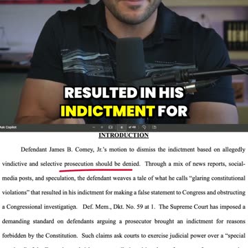 Comey’s Revenge Defense FALLS APART