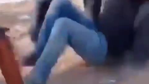 VIEWER WARNING: Hamas tortures tied Gazan men in the streets