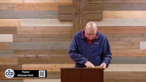 Luke 2:1-7 "The Journey to Bethlehem." with Pastor Michael Petit.