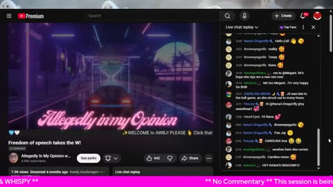 Freedom of speech takes the W!