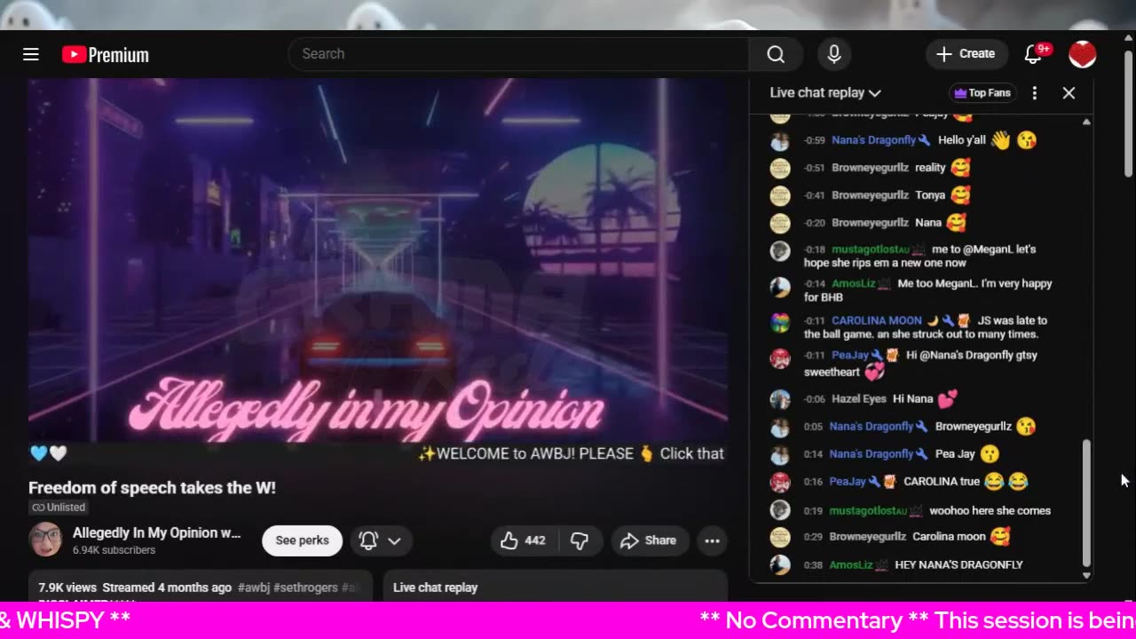 Freedom of speech takes the W!