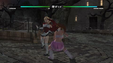 Dead or Alive 5 Last Round: Kasumi (costume 19) vs Marie Rose - 4K