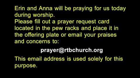 Worship Service 11/2/2025