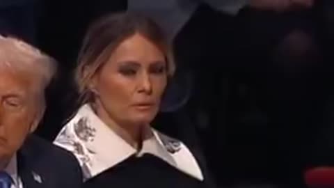 What do you notice about Melania Trump?