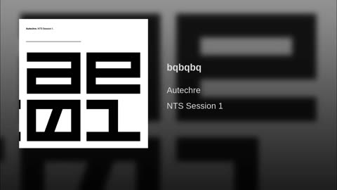 Autechre 2016 - 2020 part 1 of 2