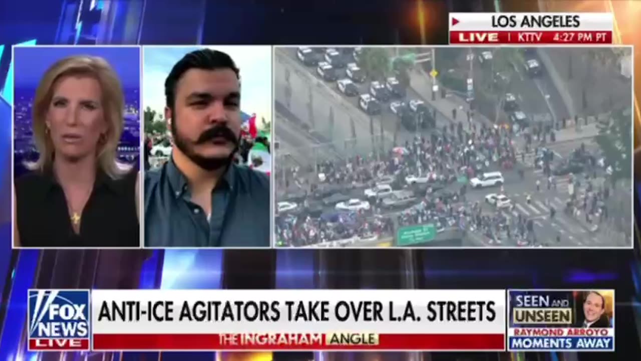 Anti-ICE Agitators Take Over Los Angeles, California