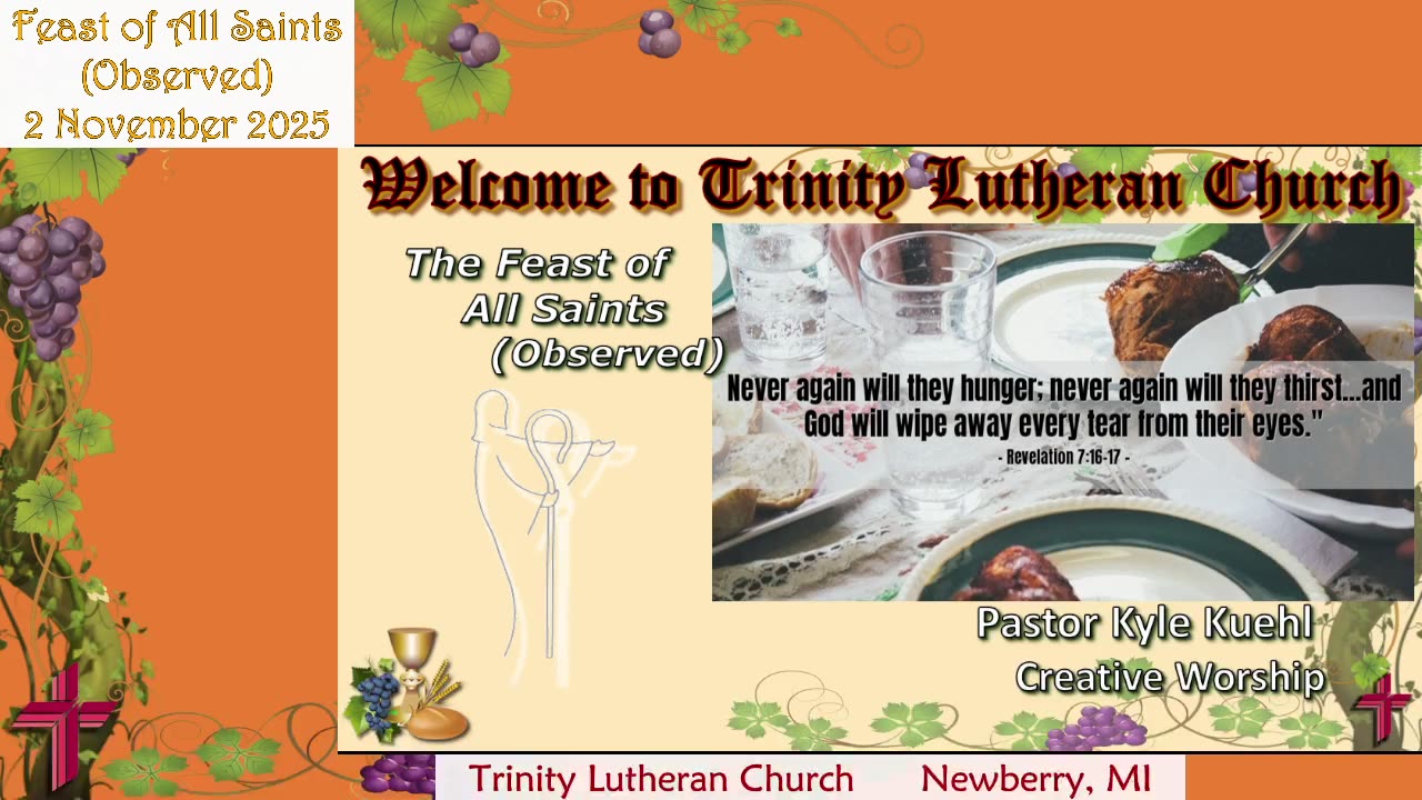 The Feast of All Saints | Luther's Small Catechism – The Nature of Holy Communion