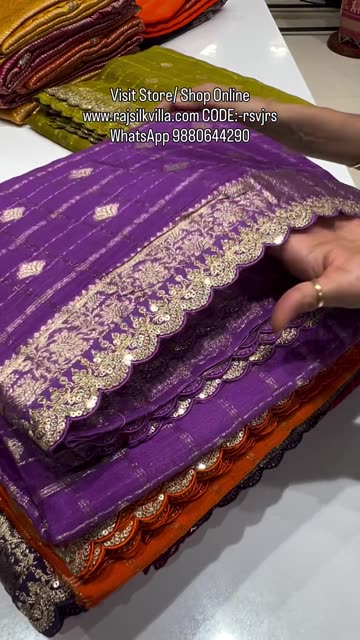 Buy Online Wrinkle Crape Sarees in Hubli and India at Rajsilkvilla