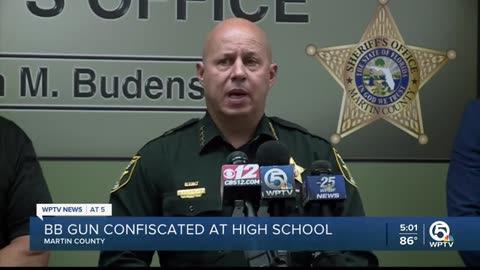 BB gun resembling Glock confiscated at Martin Co. High School