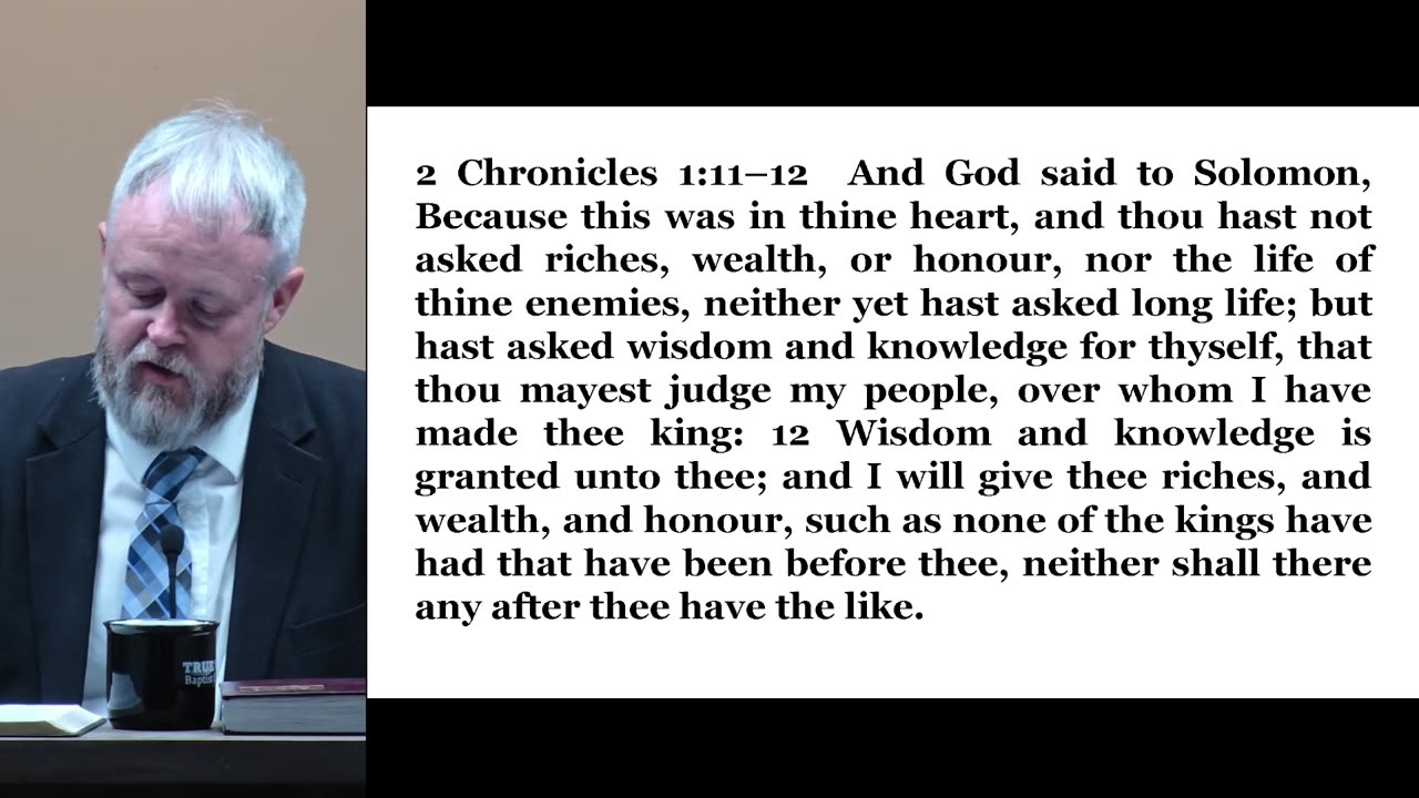 Sunday PM - 10/12/2025 - Ask for Wisdom: 2 Chronicles 1’s Divine Invitation