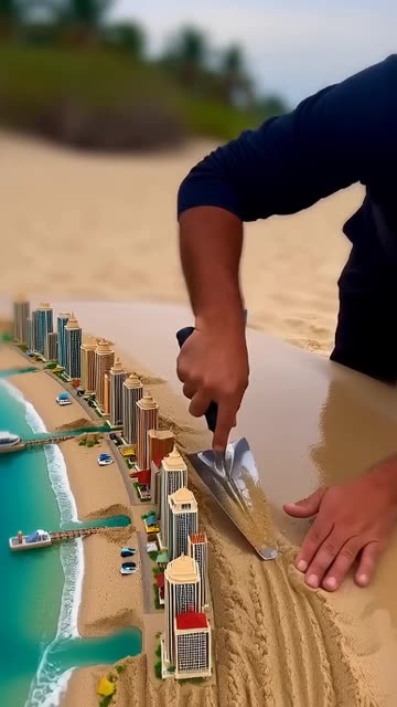 Time Lapse Miami Beach Sand Sculpture is Crazy Cool