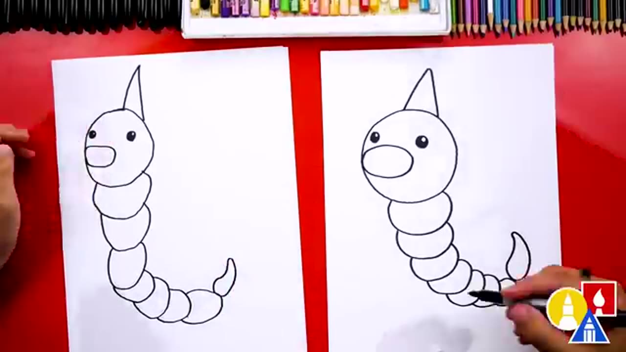 How To Draw Weedle Pokemon