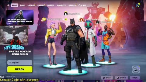 Sithsurgeon - Family Friendly Fortnite Live Stream
