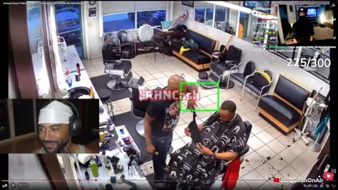 Uncle Eian reacting to McQueen Reacts To Man PULLING A G_N ON BARBER FOR PUSHING HIS HAIR LINE BACK