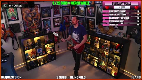 SONG REQUESTS 🔥 Guitar & Bass 🔥 Covers / Originals 🔥 !songlist !discord !socials !effects !lights