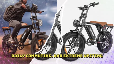 DEEPOWER V8 Electric Bike 1000W 48V 20AH Battery 20 Inch Off-Road All Terrain Adult Ebike