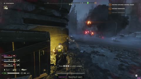 Lesath HULK SURGE Sabotage Air Base Super Helldive BOTS