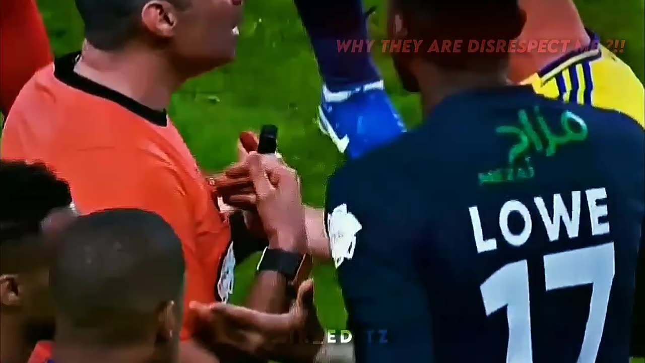 Cristiano Ronaldo shows concern to a dizzy player andhe is disrespected