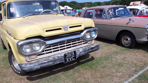 At the Clacton On Sea Essex Classic car show August 24 2025 Walking Around video Part 1