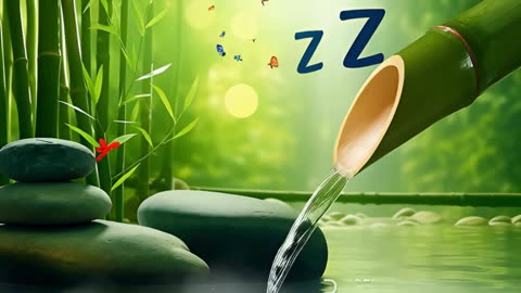 Relaxing Fountain Sounds with Soft Piano Music | Deep Relaxation, Stress Relief, Sleep & Focus