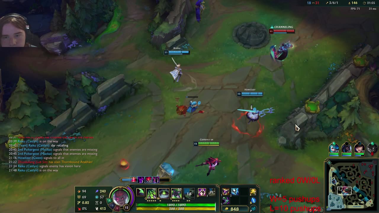 league of legends ranked . - #rumbletakeover.