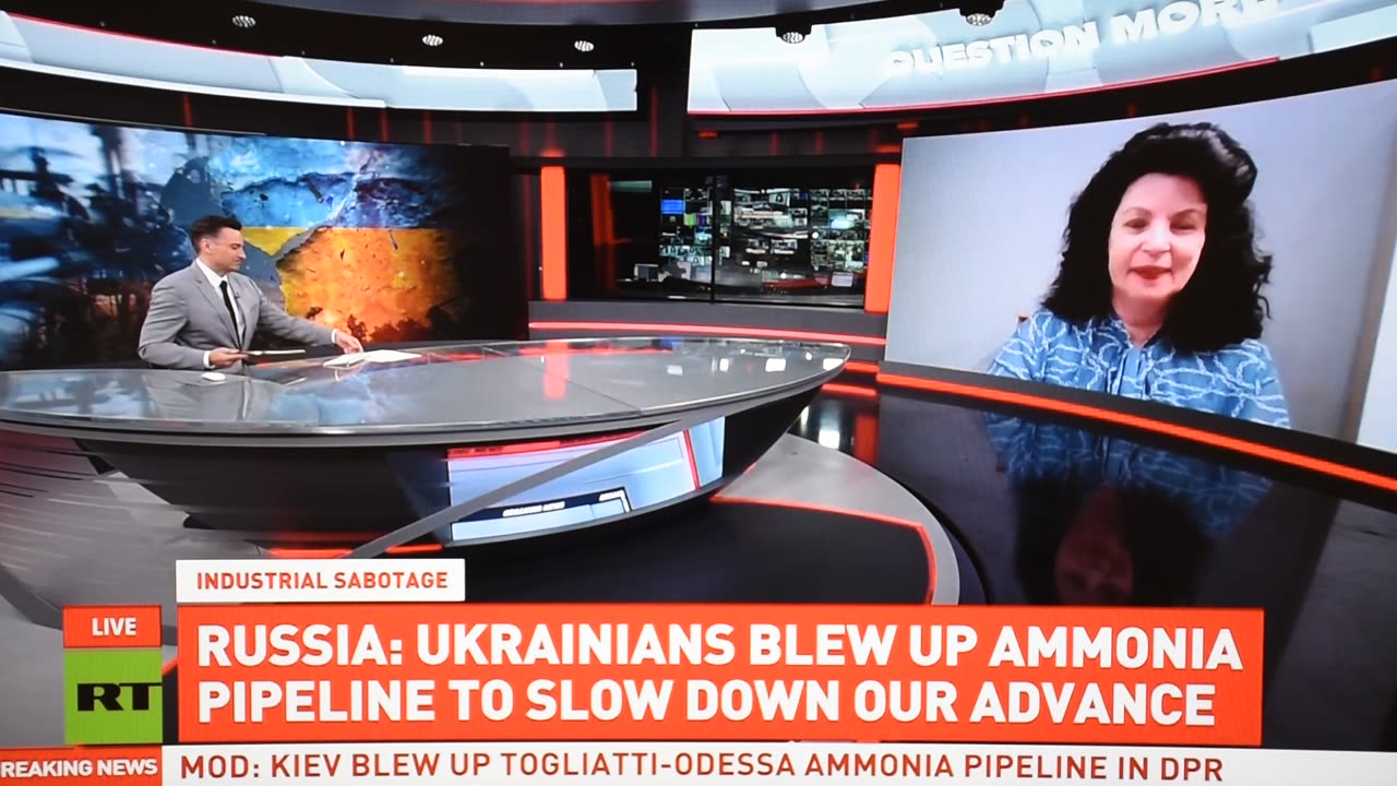 My Comments at RT: Ukraine blew up the Togliatti-Odessa Ammonia Pipeline