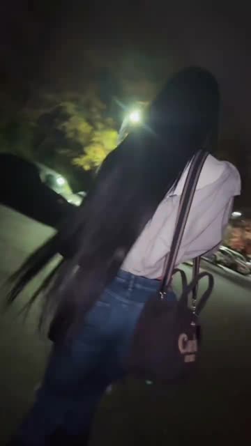 A pretty tgirl walking to you