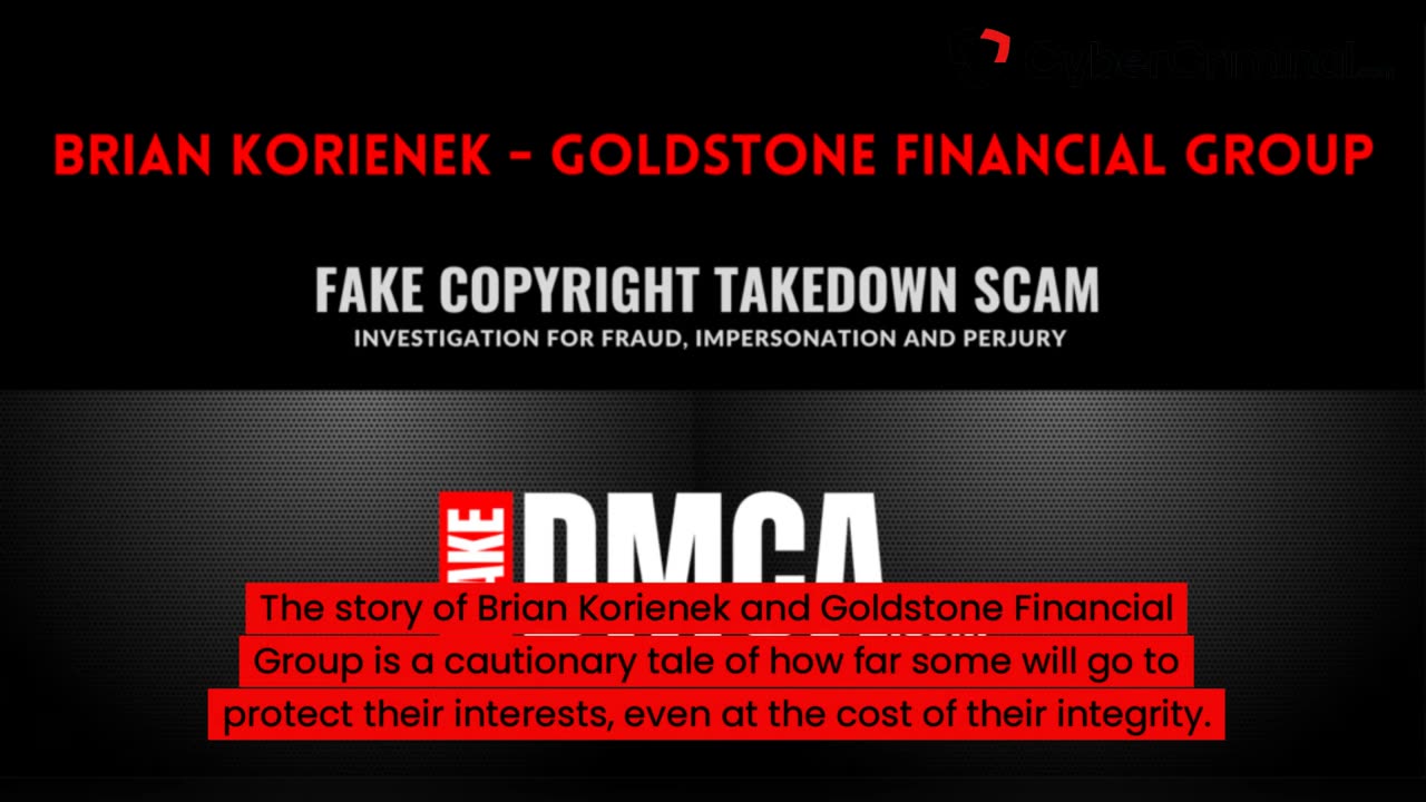 📢 Brian Korienek & Goldstone Financial Group: Smart Investing or Financial Deception? 🚨