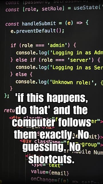 Talking to Computers; What Programming Really Is