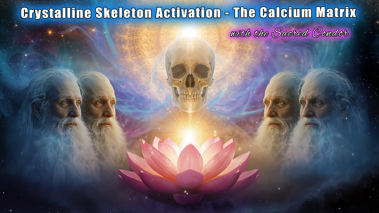 Crystalline Skeleton Activation 🕉 The Calcium Matrix with Sacred Condor 🕉 Your Bones Are Listening!