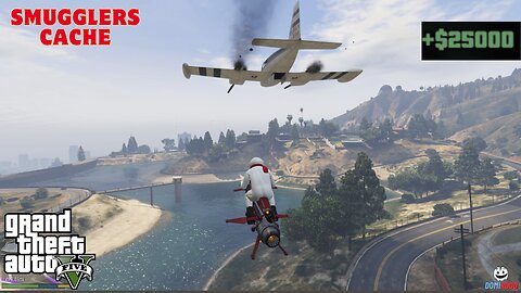 How To Get Smugglers Cache White Plane Gta 5 Online | Smugglers Cache With Domirood #gtav