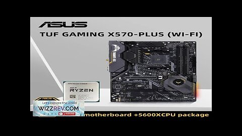 ASUS X570 Motherboard Set Kit with Ryzen 5 5600X CPU TUF GAMING Review