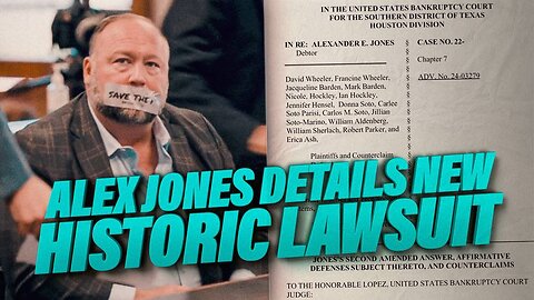 EXCLUSIVE: Alex Jones Announces Historic Civil Rights Lawsuit Against Sandy Hook Judgement