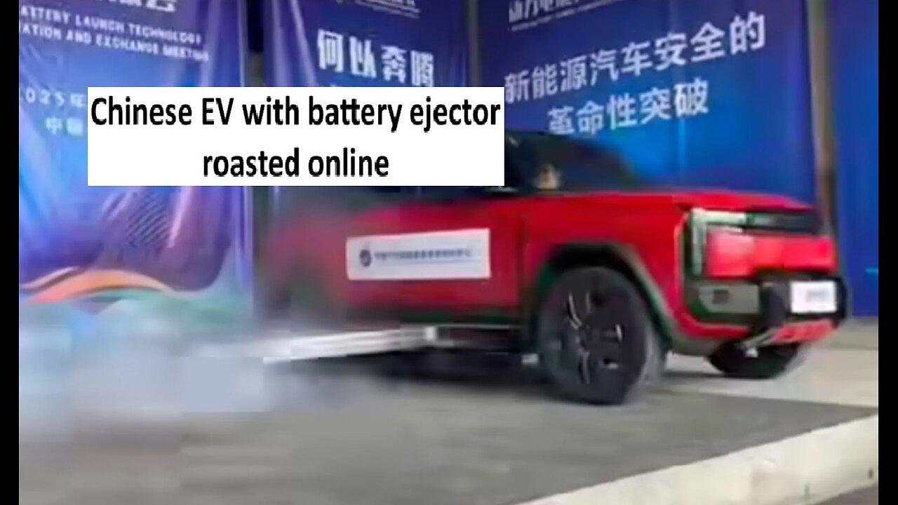 Chinas EV SUV with ejection battery goes viral