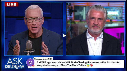 Del Bigtree: Vaccinated vs Unvaccinated Study Shows 57% Chronic Disease vs 17% – Ask Dr. Drew