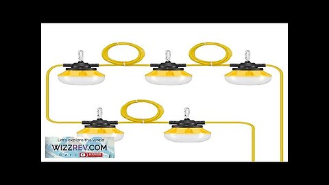 VEVOR 50FT Construction String Work Lights 50W 5000LM Connectable Waterproof Review