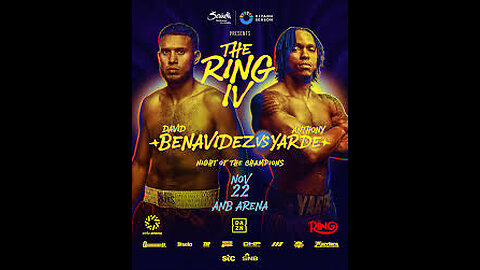 David Benavidez vs Anthony Yarde - Nov 22 2025 - Riyadh, Saudi Arabia **MAIN EVENT ONLY**