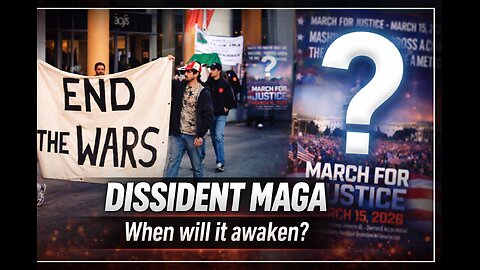 Dissident MAGA - when will it awaken?