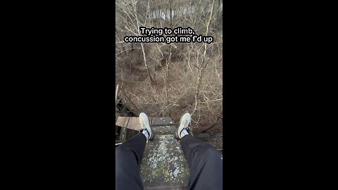 Dizzy while climbing. Imma need some PT but I’ll be back with even crazier content for y’all