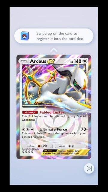 Pokémon TCG Pocket Arceus ex 2nd Wonder Pick Unlock