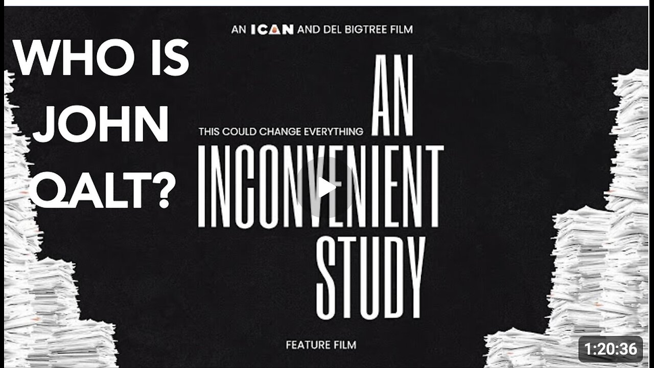 AN INCONVENIENT STUDY THIS WILL CHANGE OUR WORLD?P\