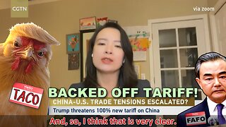 Oct. 16, 2025: US President, TACO, Back Down from 100% Tariff!