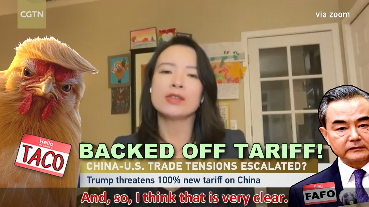 Oct. 16, 2025: US President, TACO, Back Down from 100% Tariff!