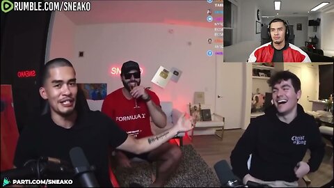 SNEAKO reacts to his classic stream with Nick Fuentes and Zherka