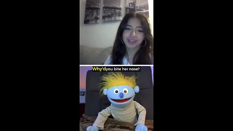 Blue Elmo’s first time meeting Ariana Toulla on Omegle!